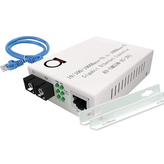 Gigabit Fiber Media Converter with Built-In Module