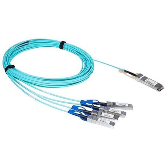 QSFP28 to 4x25G SFP28 Active Optical Cable