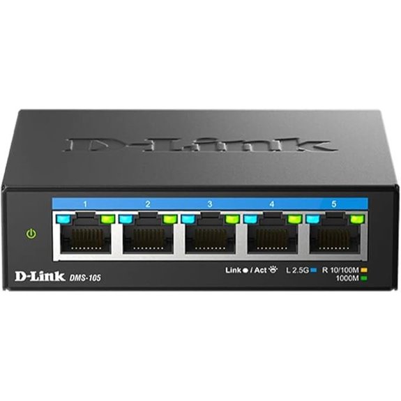 D-Link 5-Port 2.5Gb Unmanaged Gaming Switch