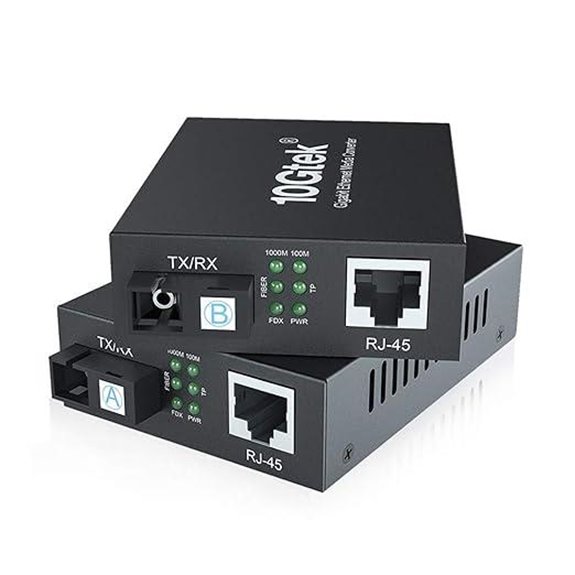 Gigabit Fiber-to-Ethernet Media Converter (20km)