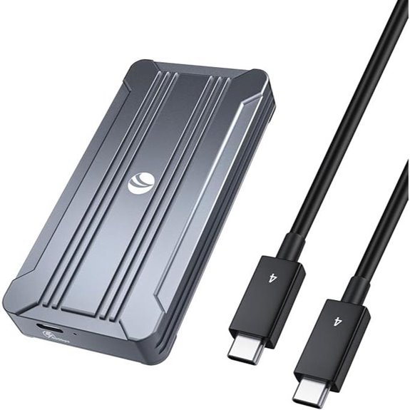 V VCOM M.2 NVMe SSD Enclosure (40Gbps)