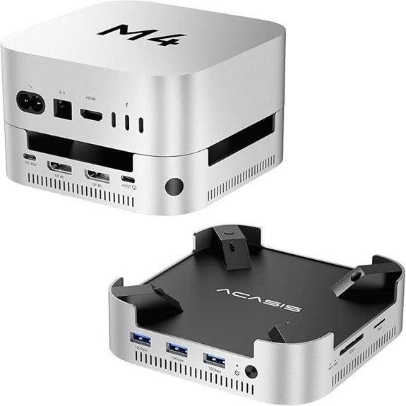ACASIS 40Gbps Mac mini M4 Dock with Dual SSD Enclosure