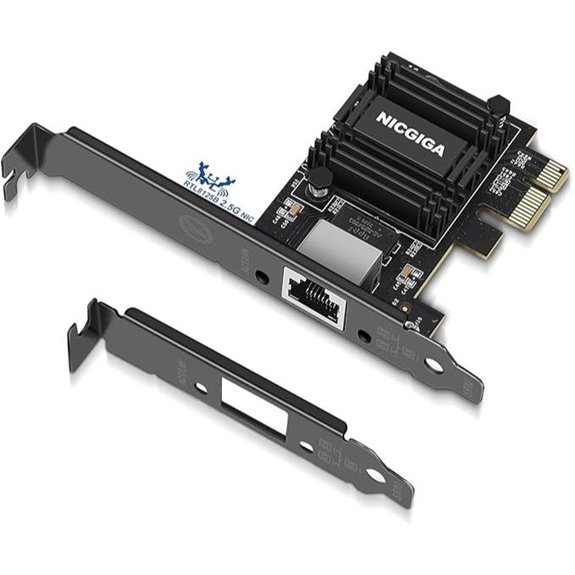 NICGIGA 2.5G PCIe Ethernet Adapter for Gaming and Office