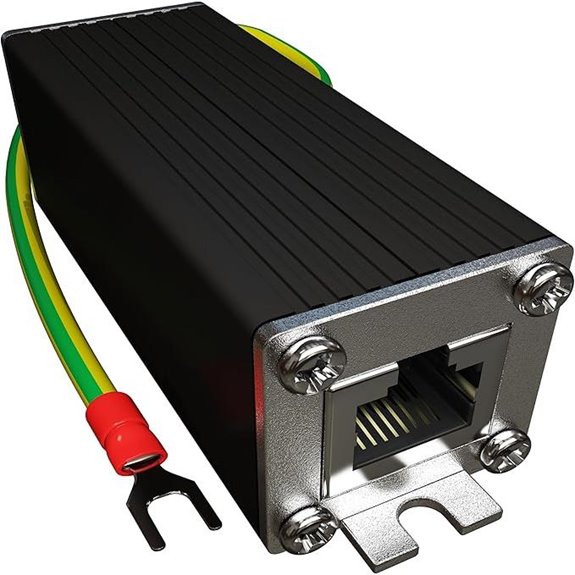 Tupavco 2.5Gbps Ethernet Surge Protector with PoE