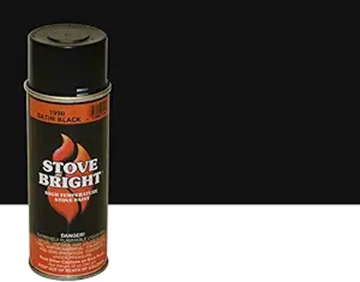 Stove Bright High Temp Spray Paint Satin Black