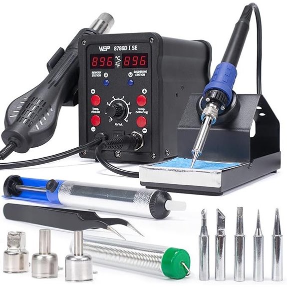 WEP 8786D-I-SE Hot Air Soldering Station Kit
