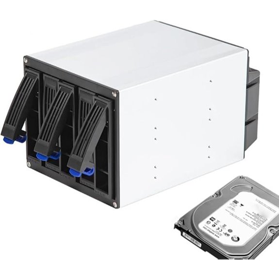 5-Bay Hot Swap HDD Enclosure for SATA/SAS Drives