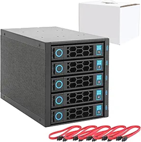 RackChoice SATA/SAS Hard Drive Enclosure with Hot Swap