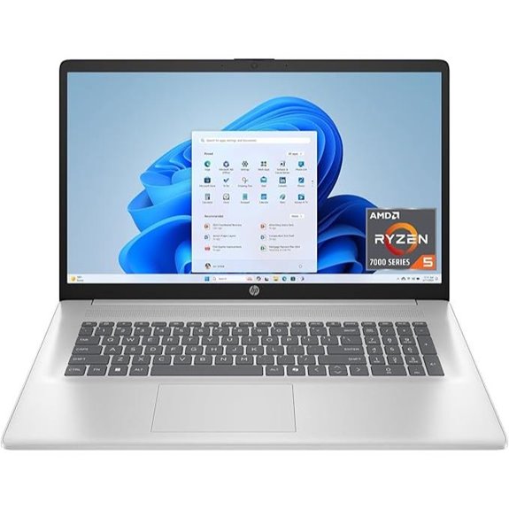 HP 17.3 Laptop with Ryzen 5 and SSD