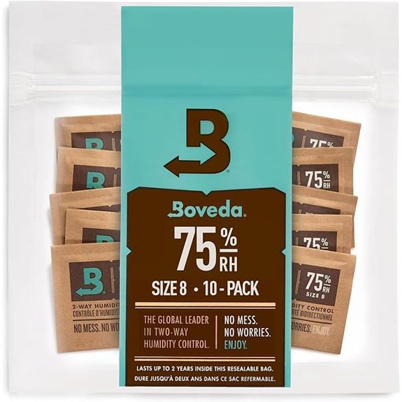 Boveda 75% Humidity Control Packs (10 Pack)