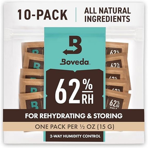 Boveda 62% Humidity Control Packs (10 Pack)
