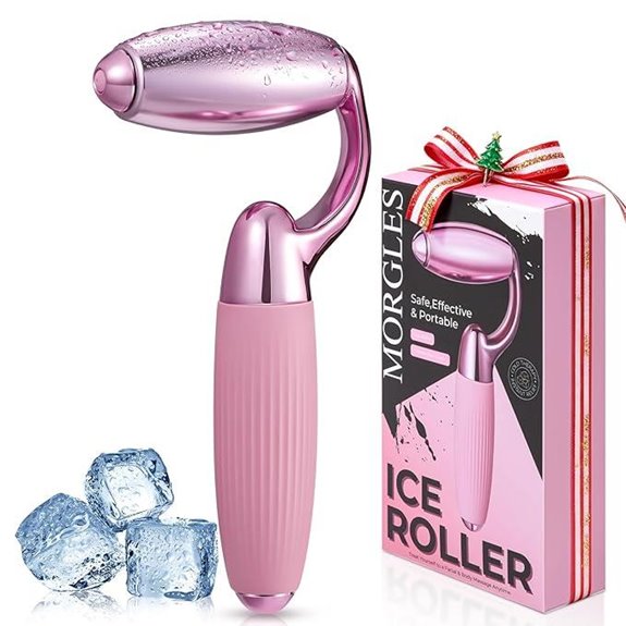 MORGLES Ice Face Roller for Puffiness and Skin Tightening