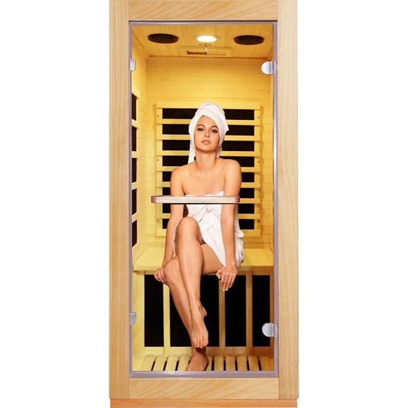 Infrared Sauna Room with Bluetooth & LED Lights