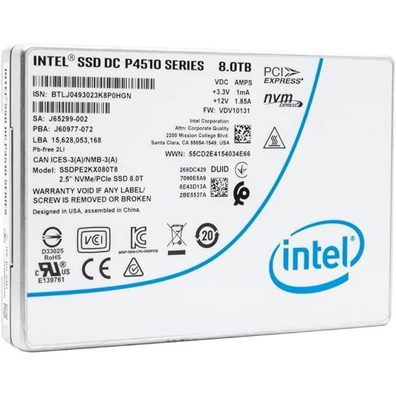 Intel DC P4510 8TB PCIe 3.1 SSD