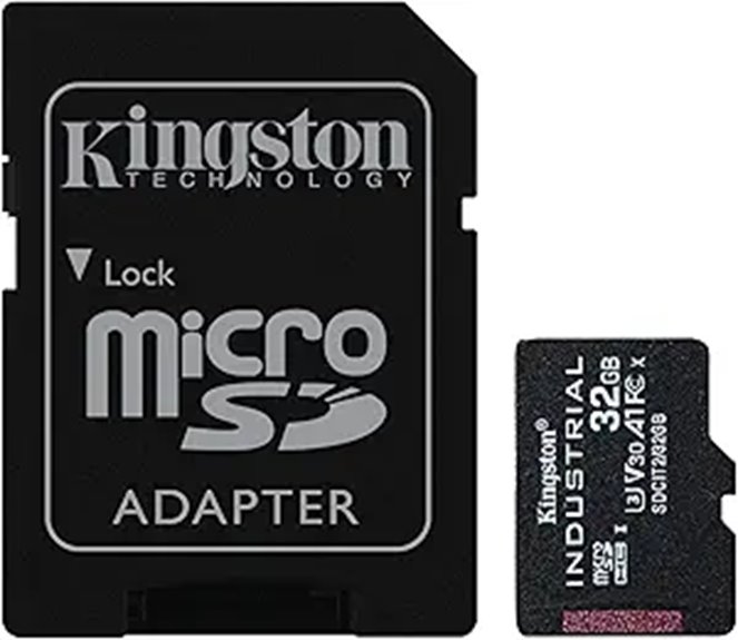 Kingston 32GB microSDHC C10 A1 Card with Adapter