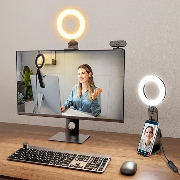 Evershop 5 Clip-On Ring Light for Laptop and Desk