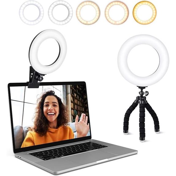 Video Conference Ring Light for Laptop/Monitor
