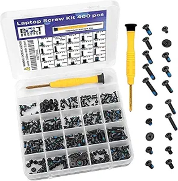 BOLT DROPPER 400pcs Laptop Screw Kit Set