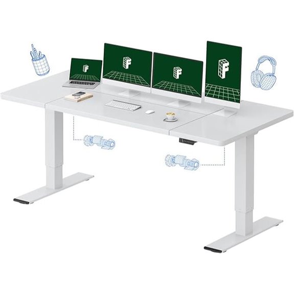 FLEXISPOT 79x32 Inch Electric Standing Desk