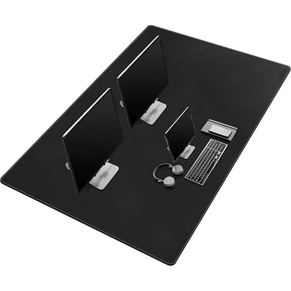 Mydours Extra Large Desk Mat (55x28 Black)