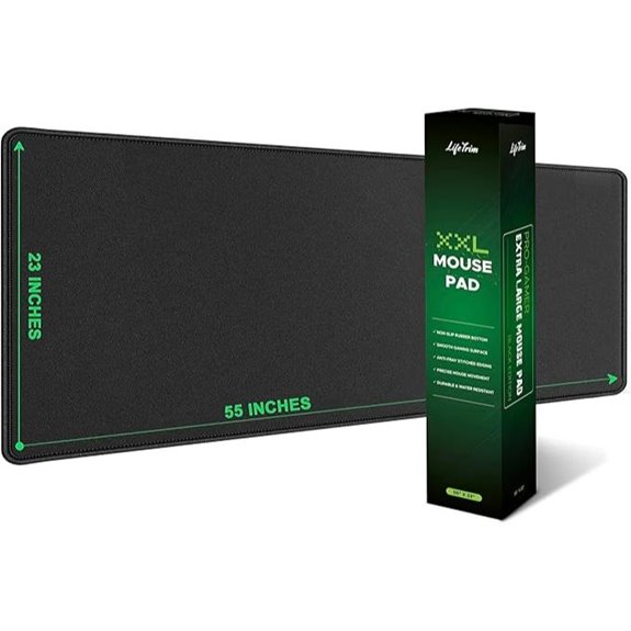 XXL Gaming Mouse Pad (55” x 23”) Black