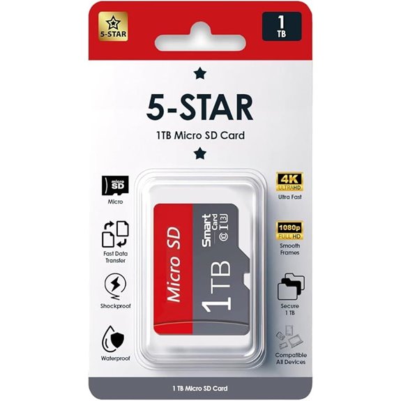 1TB Micro SD Card for 4K Video & Gaming