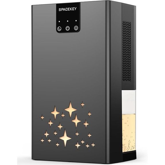 Dehumidifier with 95 oz Tank LED Light Auto Shutoff