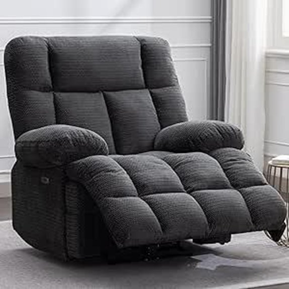 Oversized Zero Gravity Recliner with USB Charger