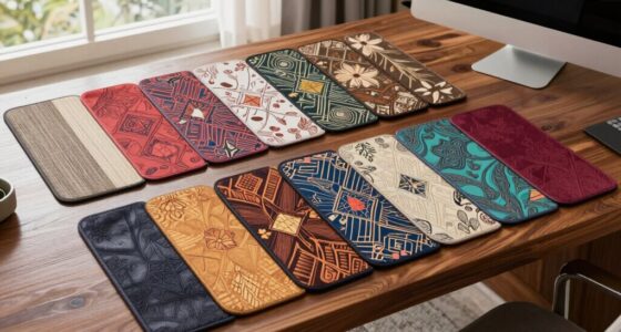 large stylish desk mats