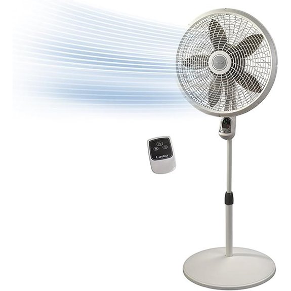 Lasko Cyclone Pedestal Fan with Remote and Timer