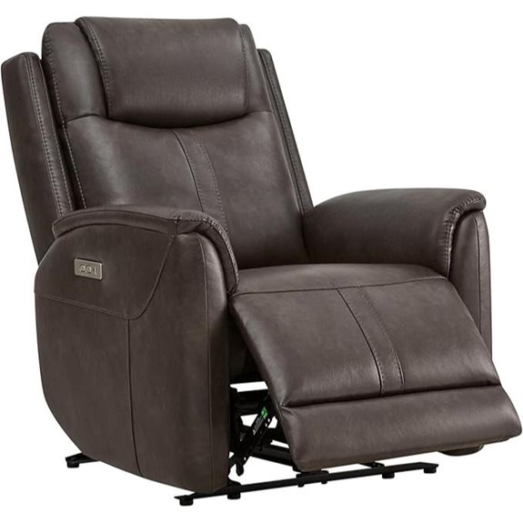 CHITA Leather Power Recliner with USB & Charging