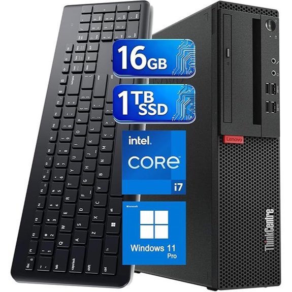 Lenovo ThinkCentre M710s Desktop PC with Keyboard & Mouse