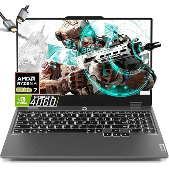 Lenovo LOQ 15.6 Gaming Laptop Ryzen 7 RTX 4060