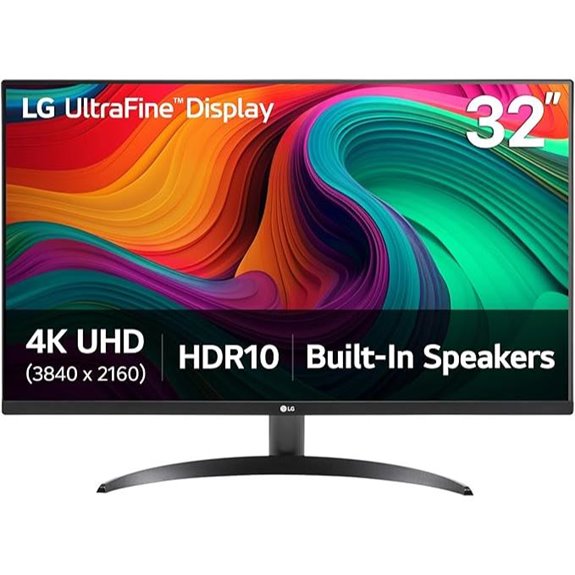 LG 32UR500K-B 4K UHD Monitor with HDR and HDMI