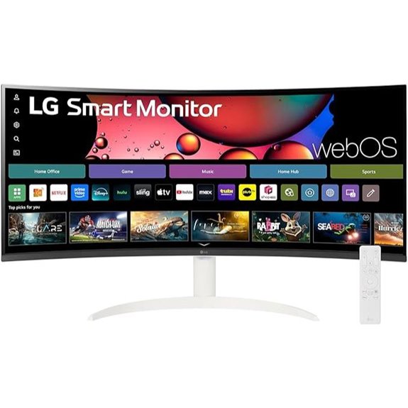 LG 34-inch QHD Curved Smart Monitor with Features