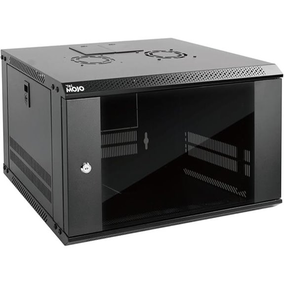 Tecmojo 6U Wall Mount Server Cabinet with Lockable Door