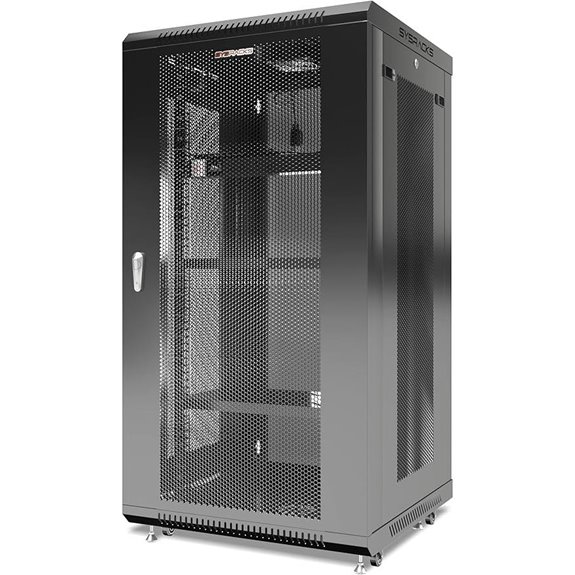 Sysracks Wall Mount Server Rack with Lock and Ventilation