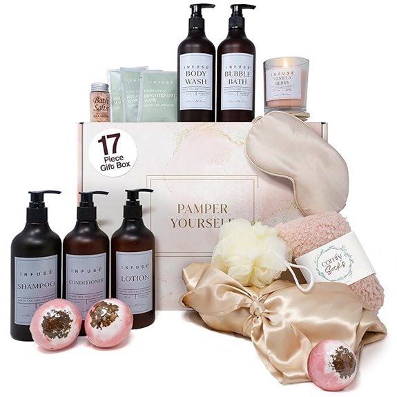 Luxury 17-Piece Bath & Self-Care Gift Set
