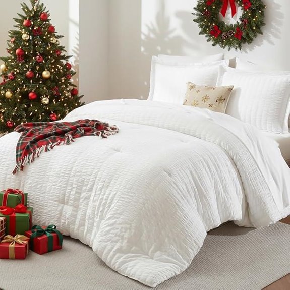 CozyLux King Comforter Set with Sheets and Shams