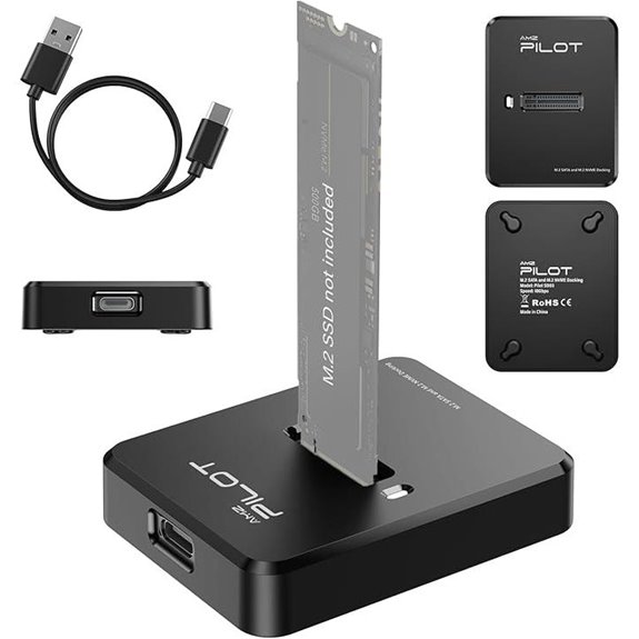 M.2 NVMe & SATA to USB C Dock Adapter