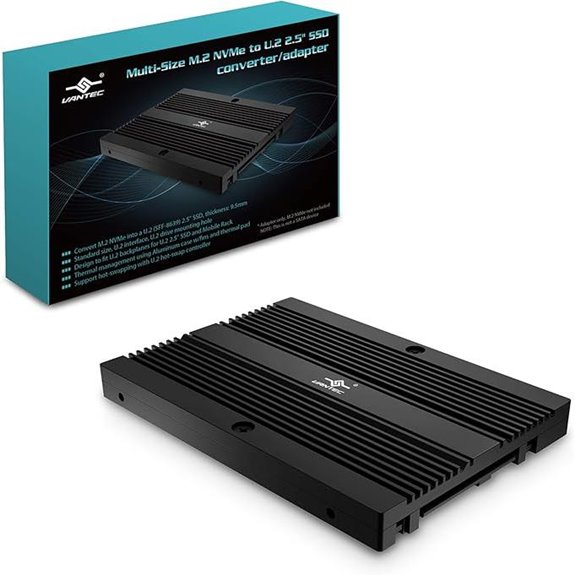 Vantec M.2 NVMe to U.2 SSD Adapter (Black)