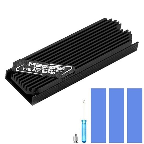 ASTARON M.2 SSD Heatsink with Nano Thermal Pads