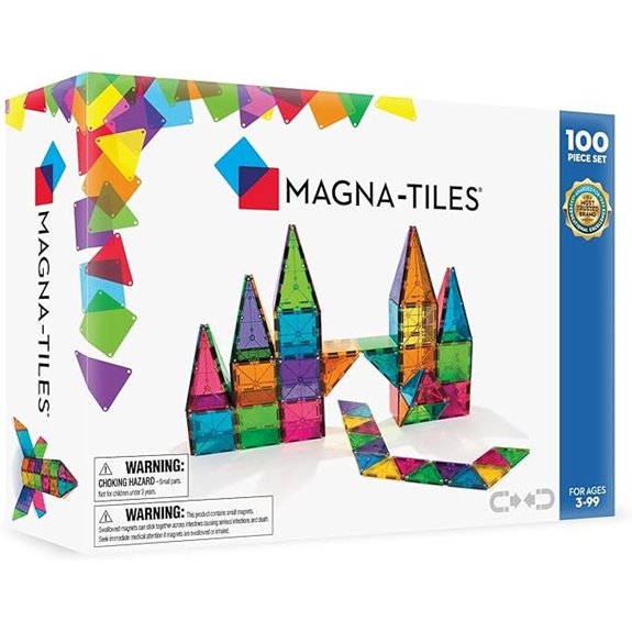 MAGNA-TILES Classic 100-Piece Magnetic Building Set