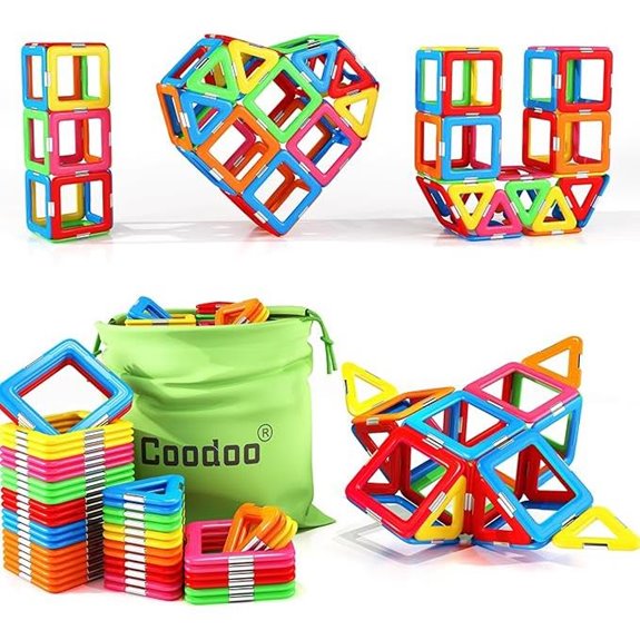 Coodoo Magnetic Building Blocks STEM Toys for Kids