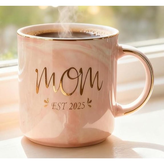 Mecai New Mom Pregnancy Announcement Coffee Mug