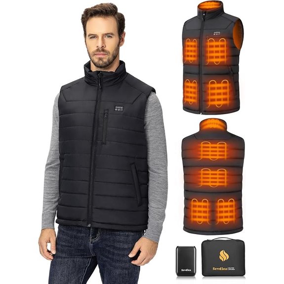 Men’s Heated Vest with Battery Pack for Men