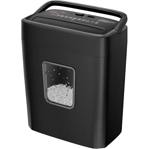 Bonsaii Micro Cut Paper Shredder with 4.2-Gallon Bin