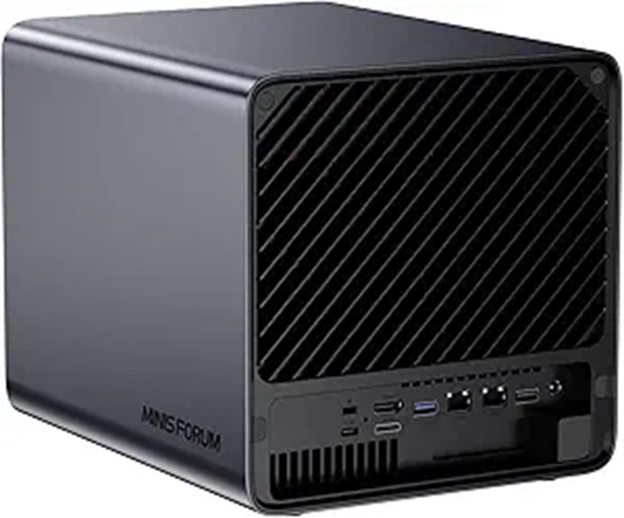 MINISFORUM N5 Pro-P370 5-Bay NAS with AMD Ryzen AI 9