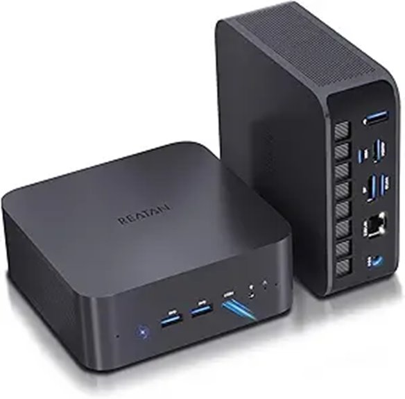 Reatan X7 AI Gaming Mini PC with Ryzen 7