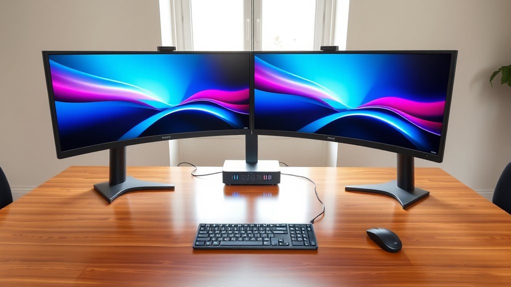 monitor docking station considerations